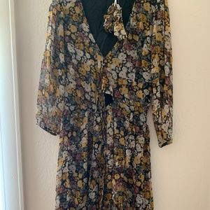 Abercrombie High Low Floral Dress